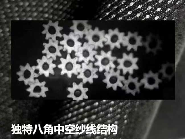 軍帽絲八角形 + 中空 = 超強空氣囊
